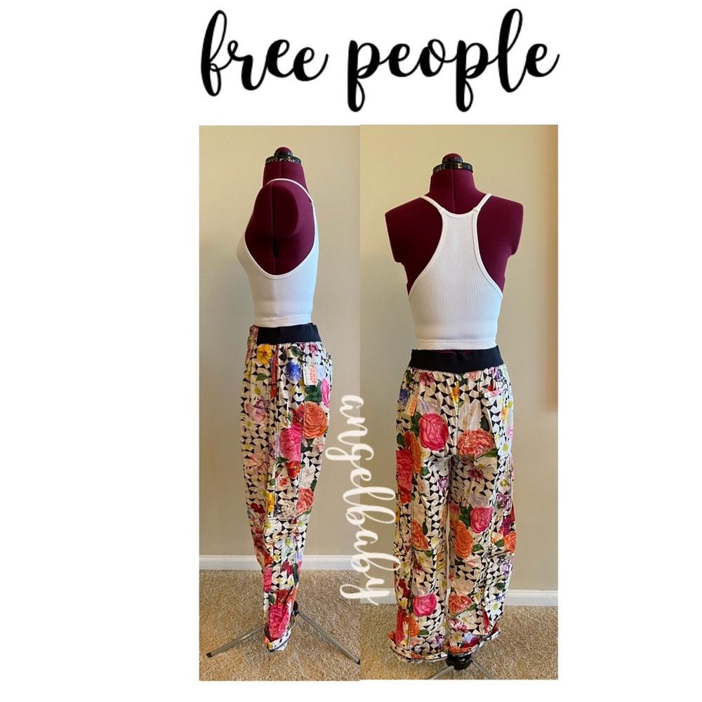 Free People Mesmerize Me Printed Pants in Take a Trip Floral! - Picture 15 of 16